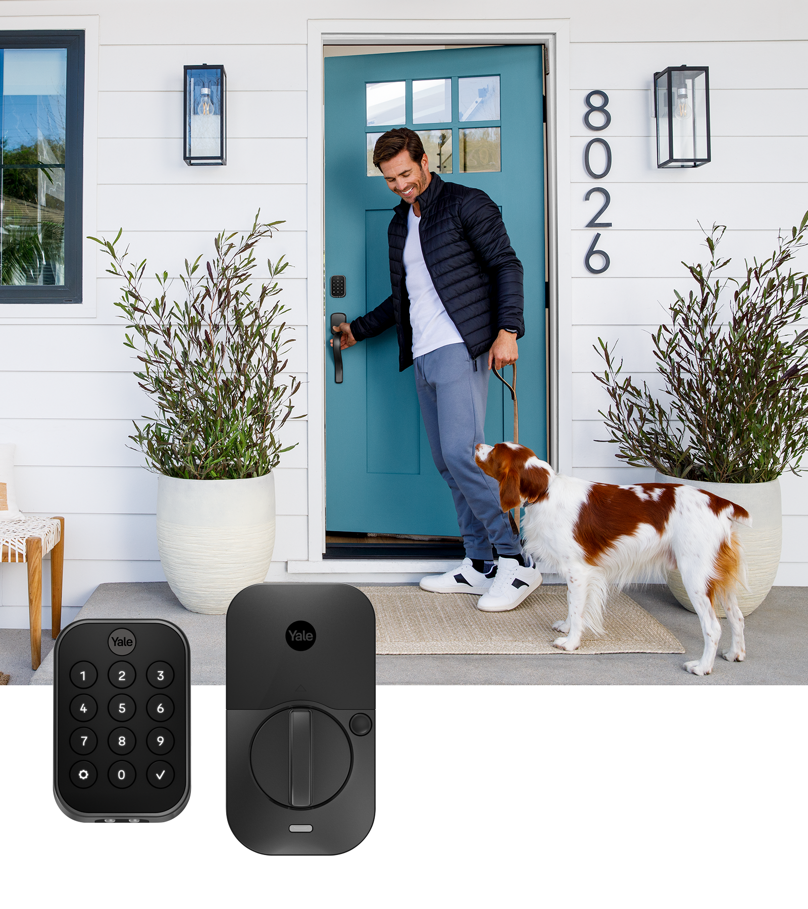 Yale Assure Lock 2 Key-Free Keypad with Wi-Fi in Black Suede